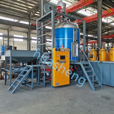 Machine à mousser le polystyrène élargi Densité du lot de résine EPS 10-40 kg/m3 Pré-expanseur