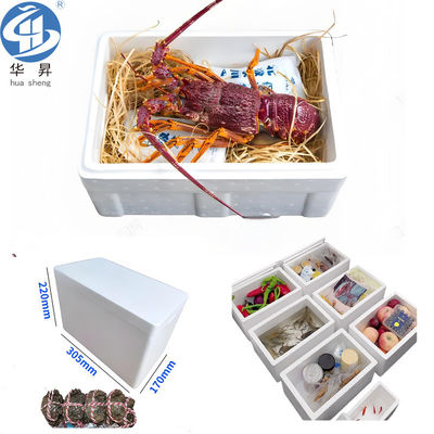 Ligne de production de boîtes à poissons EPS pour homard de fruits de mer de 5500,00 cm * 2700,00 cm * 3500,00 cm Taille